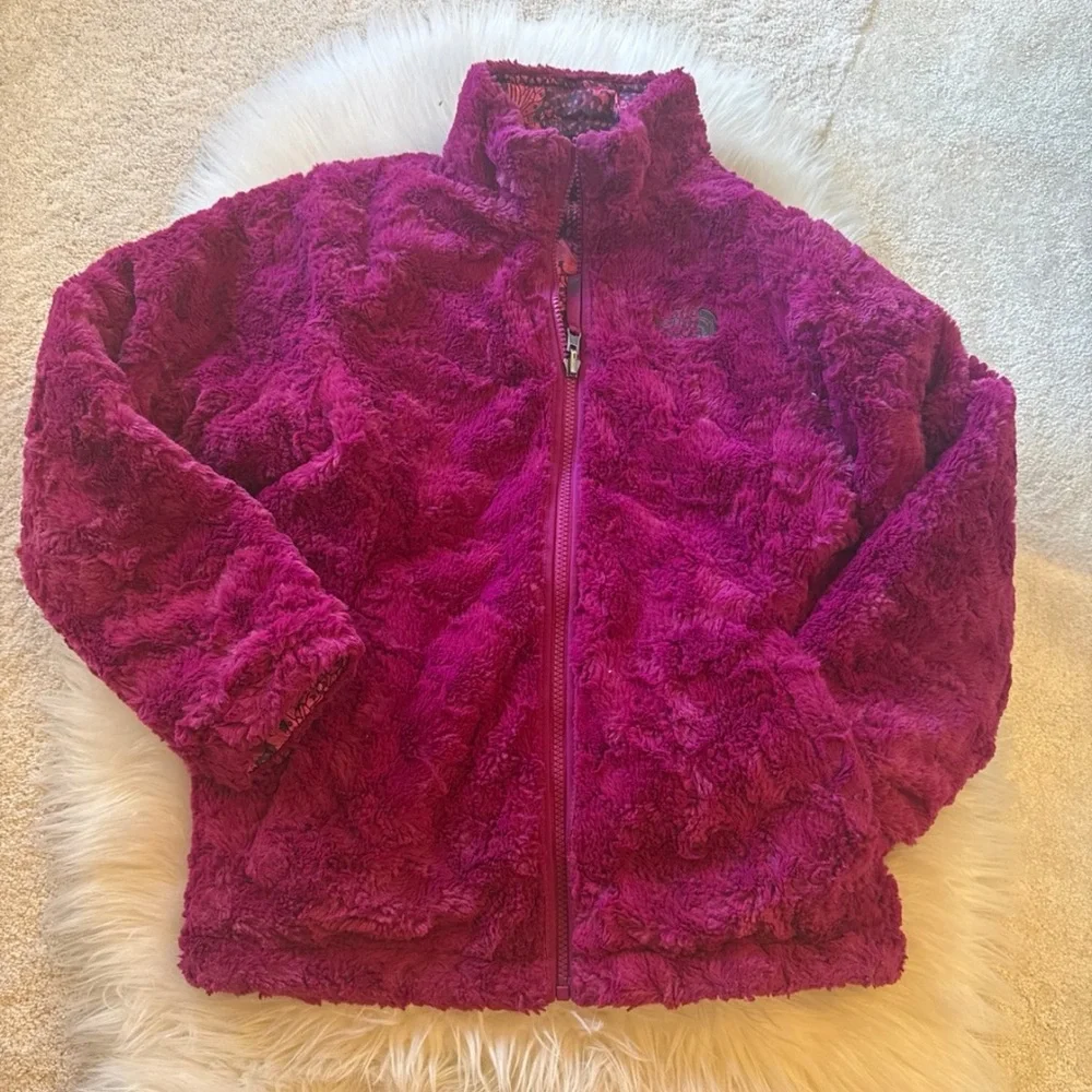 The North Face Girls Pink and Purple Reversible Jacket 14/16